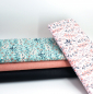 Preview: Designerbaumwollstoff Field of Dreams teal (10 cm)
